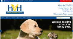 Desktop Screenshot of hornsbyvet.com.au